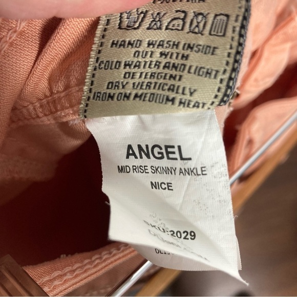 DL1961 peach colored Jeans size 29 - Picture 9 of 12
